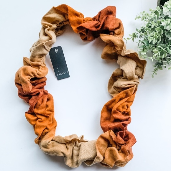 Orange Cashmink Infinity Style Scarf NWT